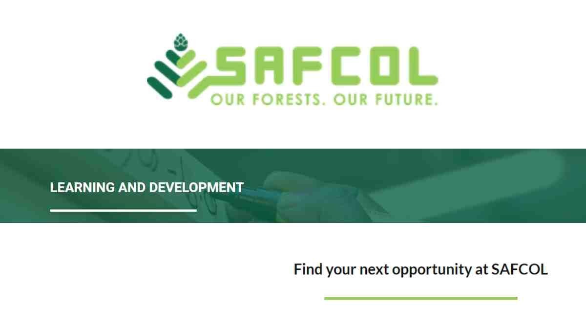 Learnerships Available At SAFCOL